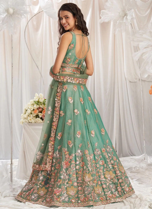 Fandy Zari Sequence & Embroidery Choli