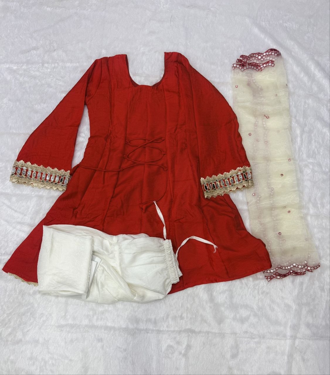 Presenting New Ready Made Kurti Pant Dupatta Collection
