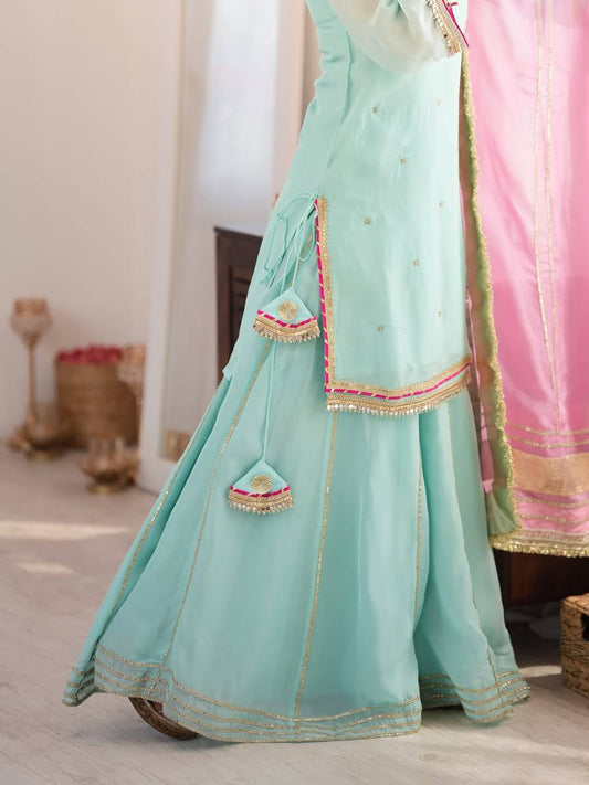 PREMIUM READYMADE ANARKALI SUIT SET (3 PCS)