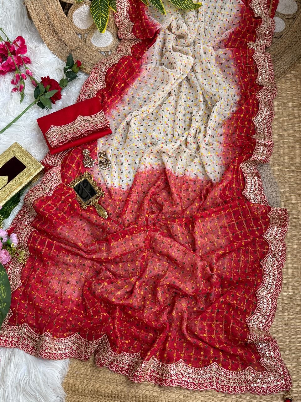 Je recherche quelqu'un pour ce magnifique sari de la même couleur