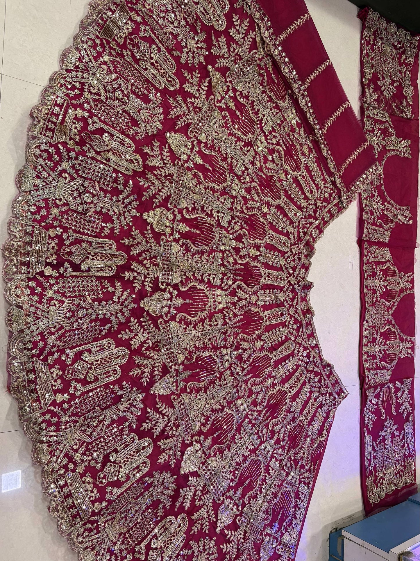 Launching 4 Meter Flared Premium Butterfly Net Lehenga