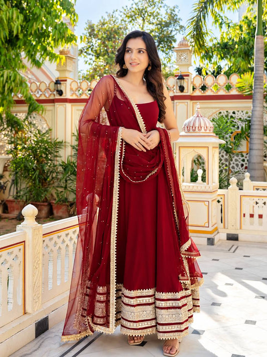 Designer Anarkali Suit is luxury clothing