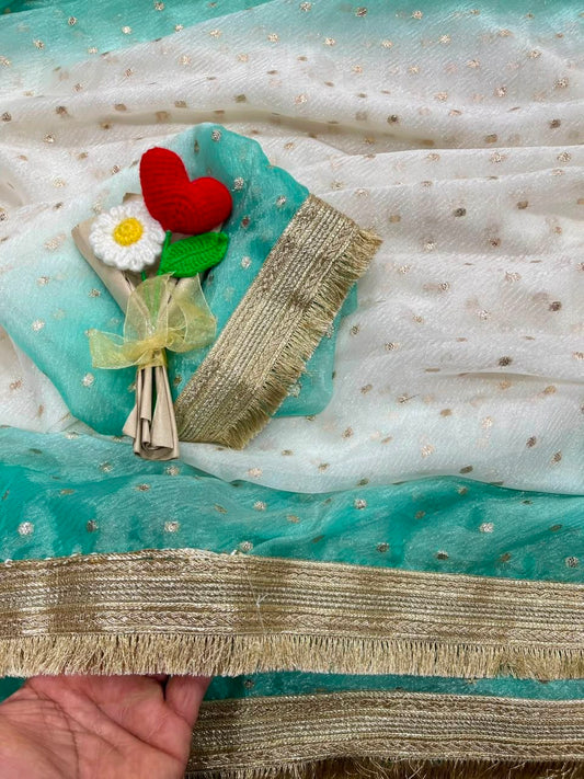 Very Soft nd Elegant Rich look fendy sartin fabrics saree