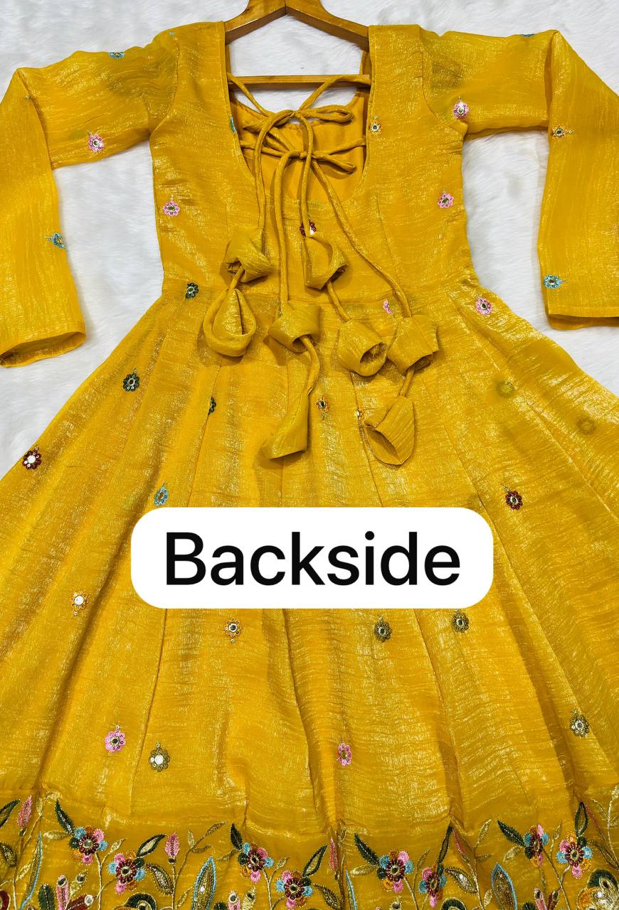 PREMIUM READYMADE ANARKALI SUIT SET (3 PCS)