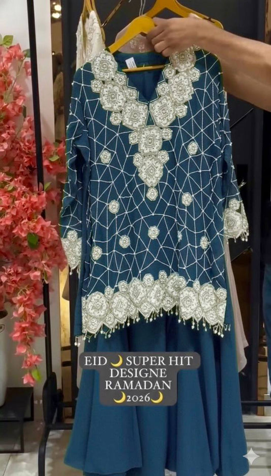 EID EXCLUSIVE AND TRENDY FOR WEDDING SEASON PLAZZO