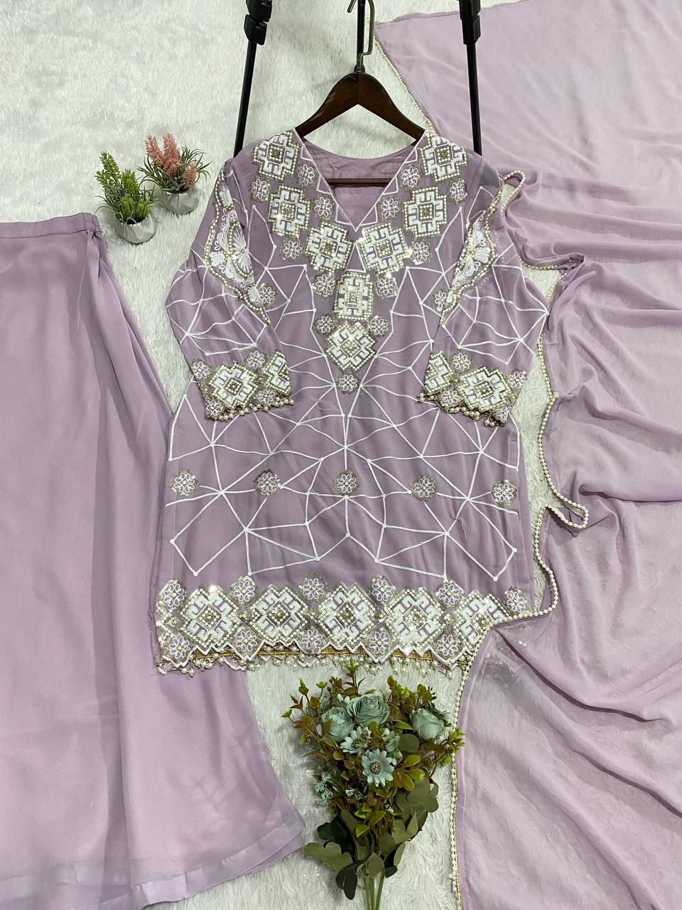 EID EXCLUSIVE AND TRENDY FOR WEDDING SEASON PLAZZO