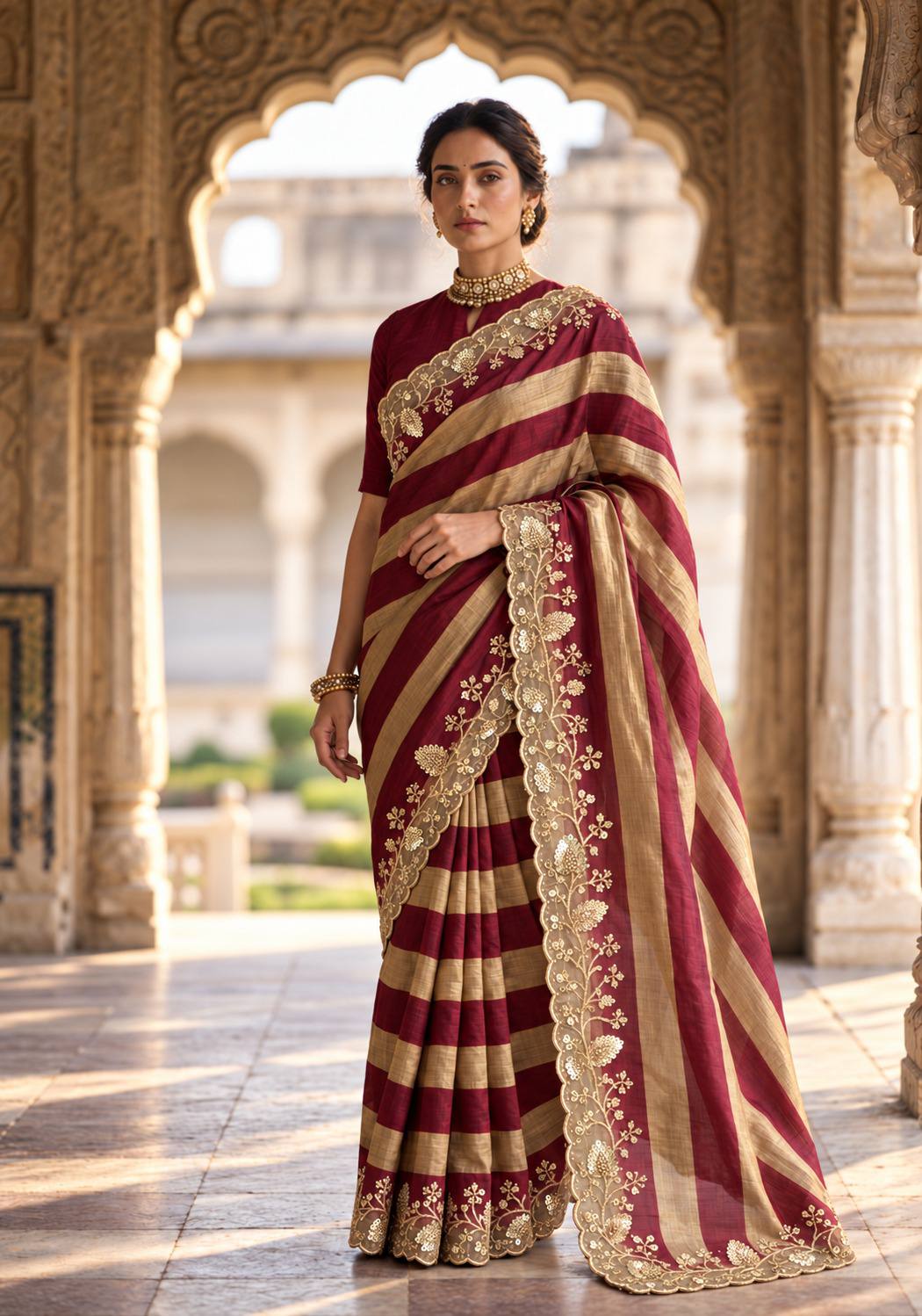 Je recherche quelqu'un pour ce magnifique sari de la même couleur