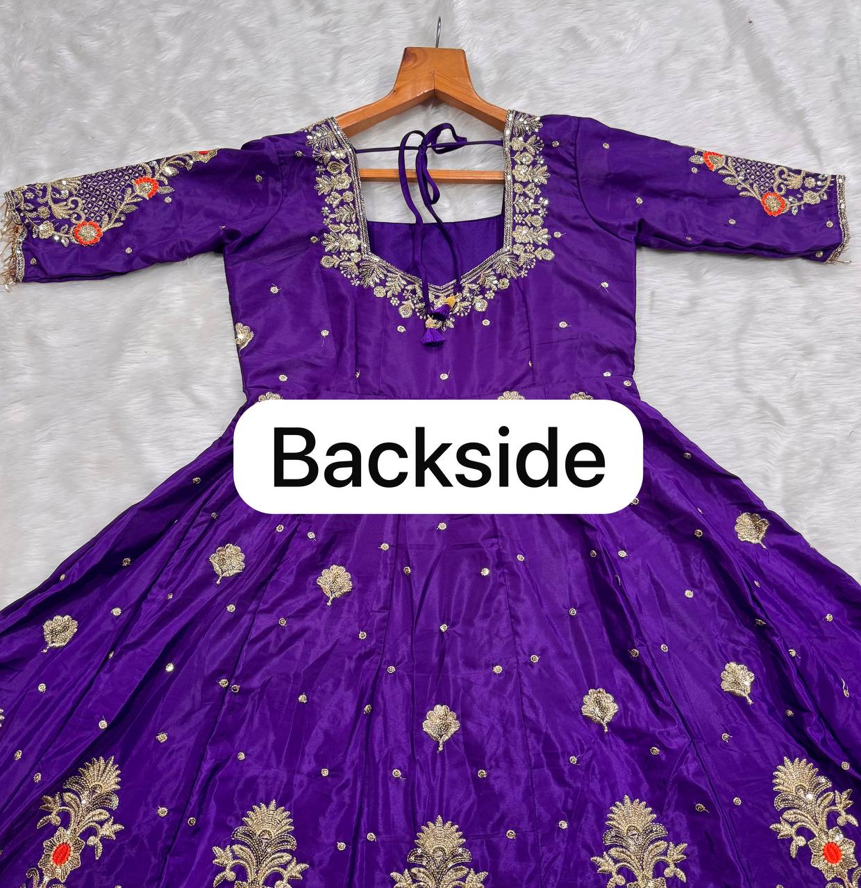 PREMIUM READYMADE LUXURY ANARKALI SUIT 3 PIS