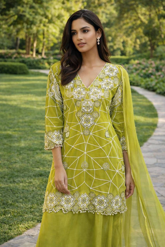 EID EXCLUSIVE AND TRENDY FOR WEDDING SEASON PLAZZO