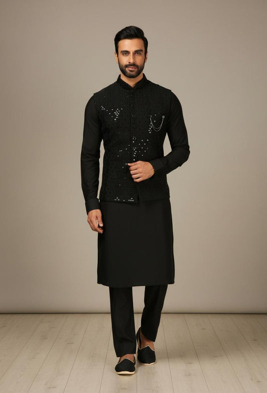 Premium Men’s Koti Kurta Set
