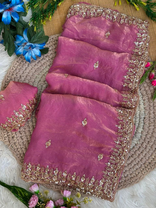 Very soft elegant nd rich look fendy sartin saree