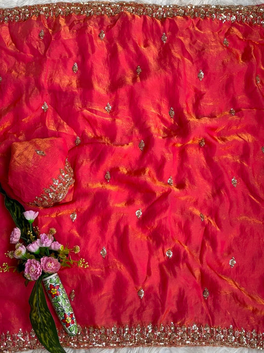 Very soft elegant nd rich look fendy sartin saree