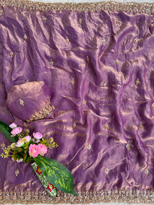 Very soft elegant nd rich look fendy sartin saree