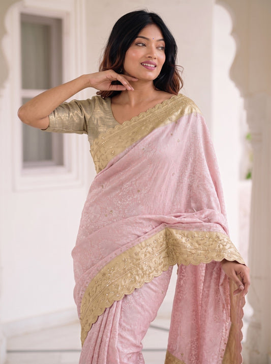 Wedding Wear Pure Kanjivarm Silk Work Saree