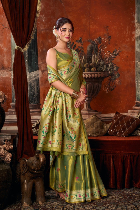 Premium Tissue Silk Saree Collection