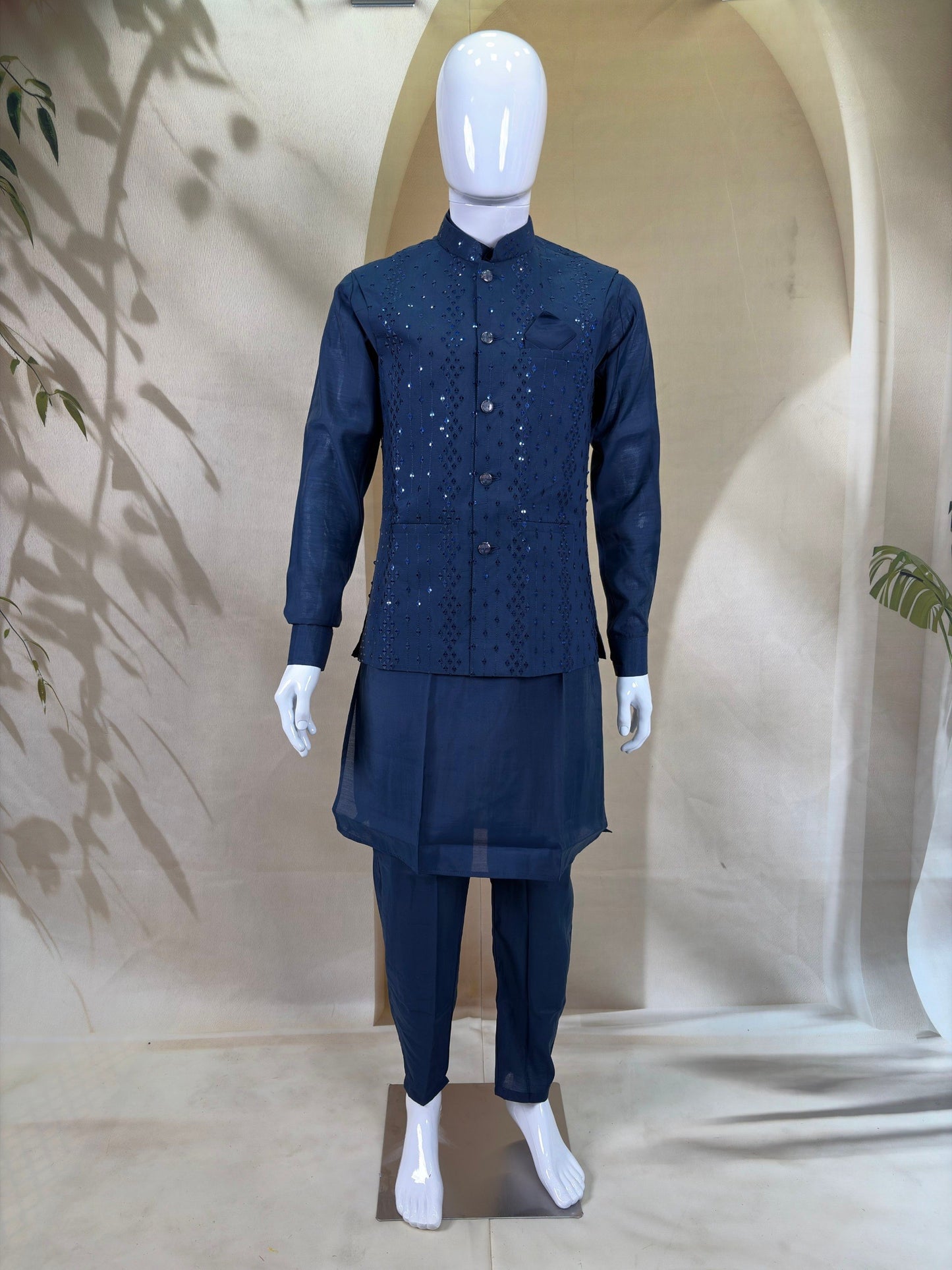 Premium Men’s Koti Kurta Set