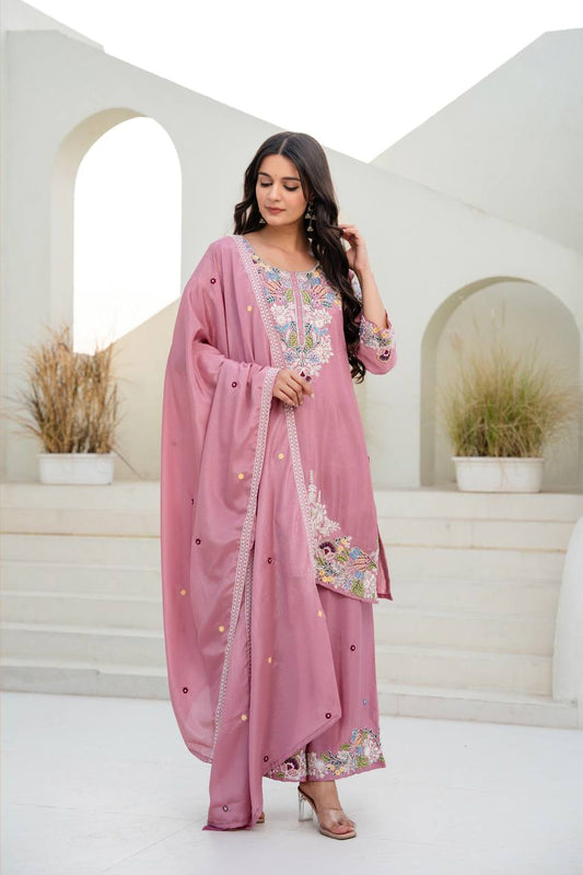 Presenting New Ready Made kirti Plazzo With Dupatta Collection