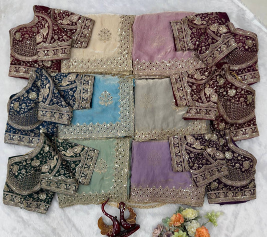 Soft Frendy Satin Fabric Saree