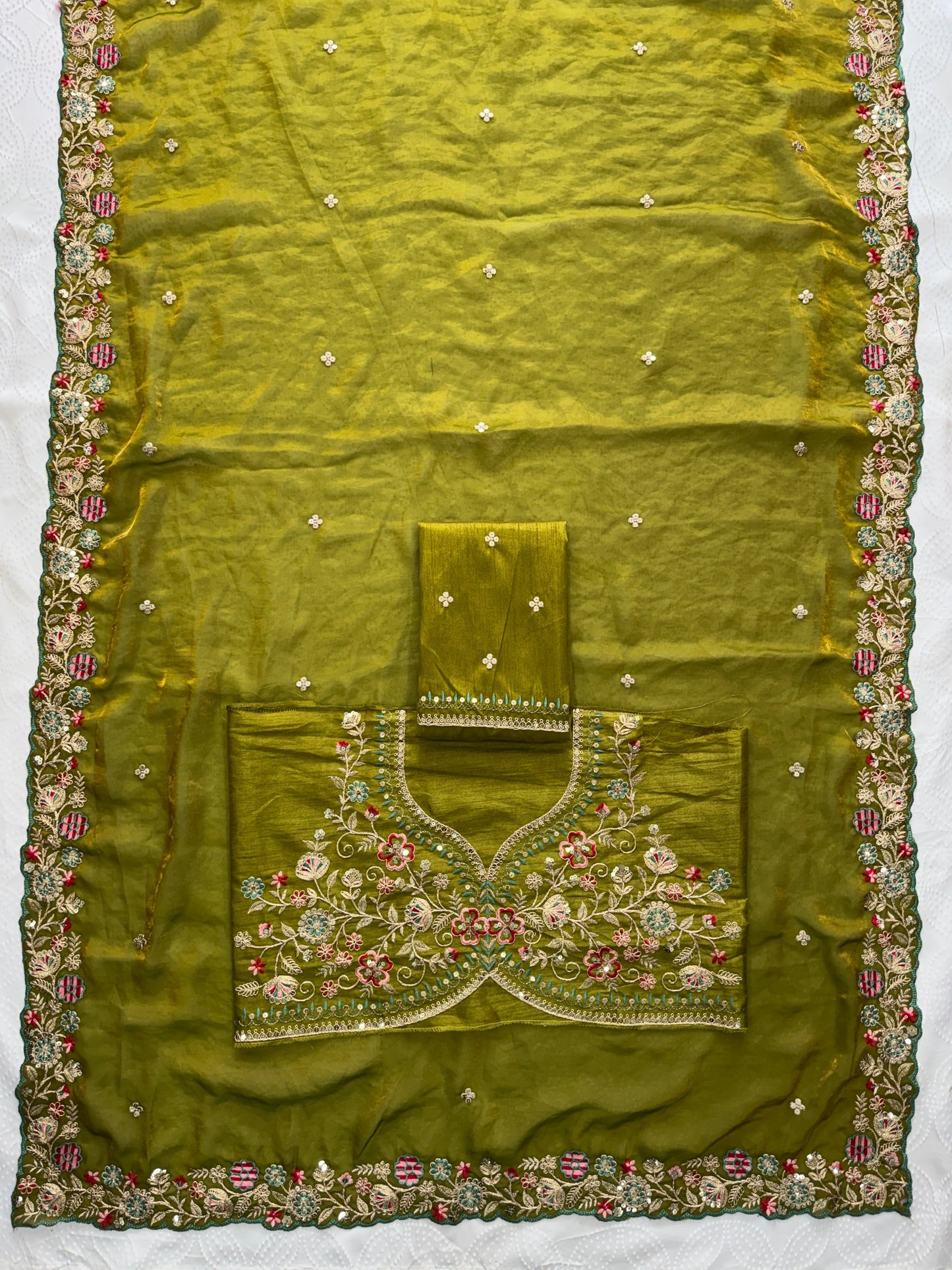 Designer Party Wear Soft Fendy Satin silk Saree