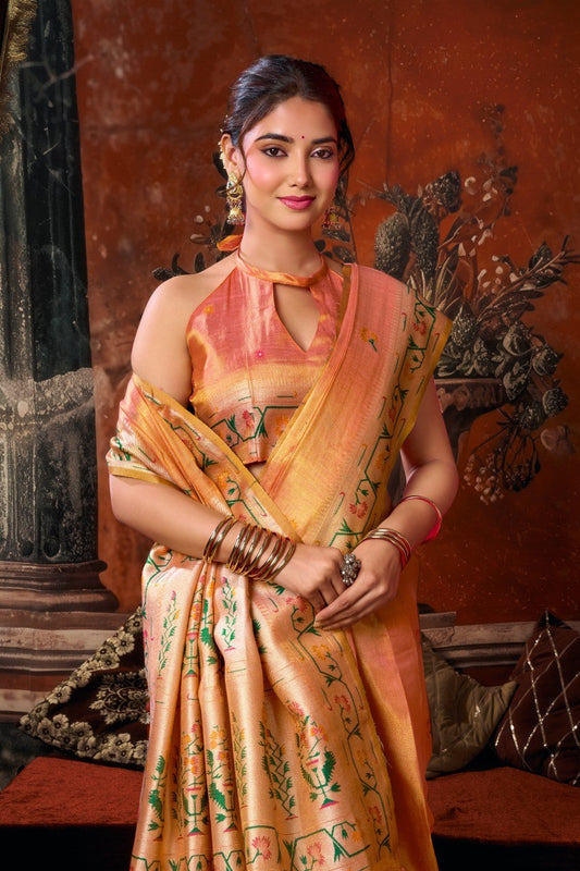 Premium Tissue Silk Saree Collection