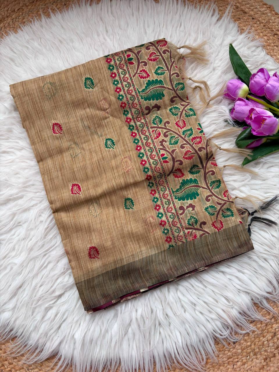 PURE JAMDANI SILK SAREE