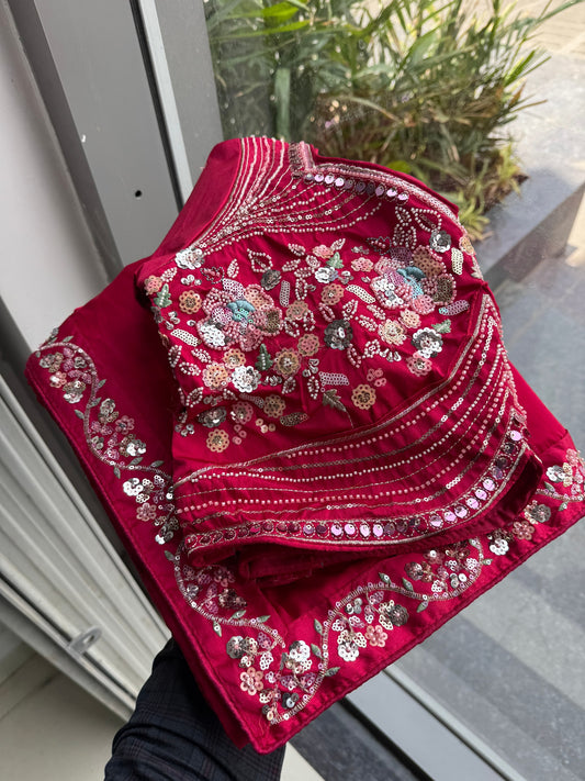 Party Wear Malay Satin Silk Saree
