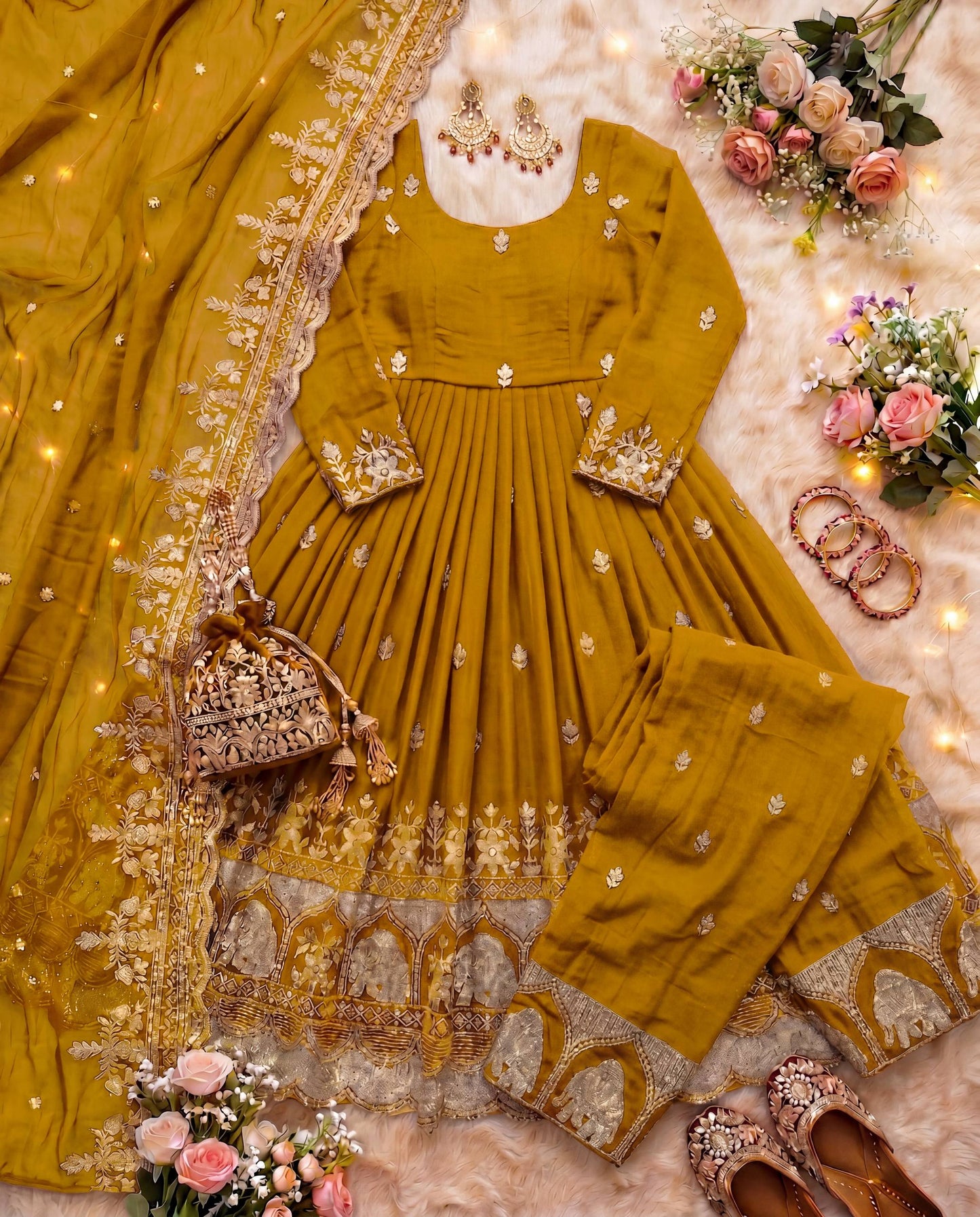 Royal Anarkali that speaks elegance in every thread gown