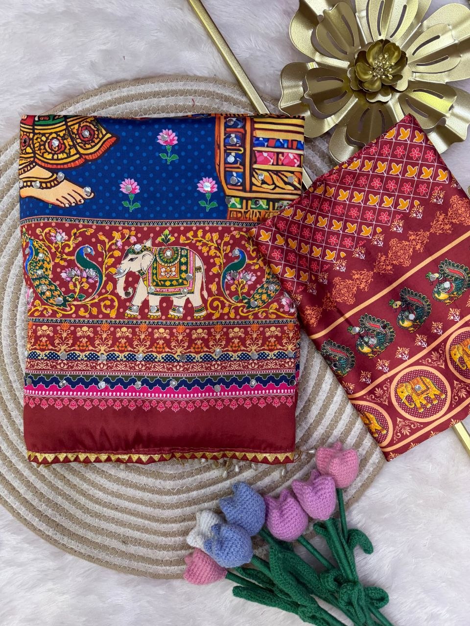 Soft Japan Satinn Saree