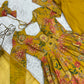 PURE SOFT ROMANSILK CHANDERI DISCHARGE PRINT FABRIC