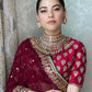 Sehen Sie umwerfend aus in diesem wunderschönen cremefarbenen Lehenga-Set