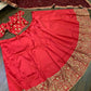 Sehen Sie umwerfend aus in diesem wunderschönen cremefarbenen Lehenga-Set