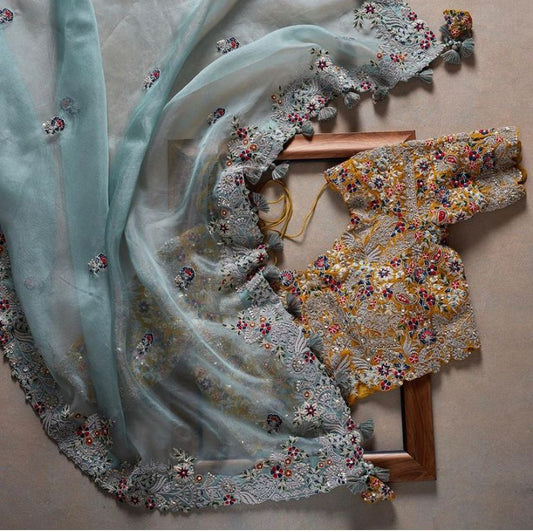 Party Wear Soft Georgette Saree