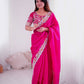 Premium With Heavy Embroidery Saree