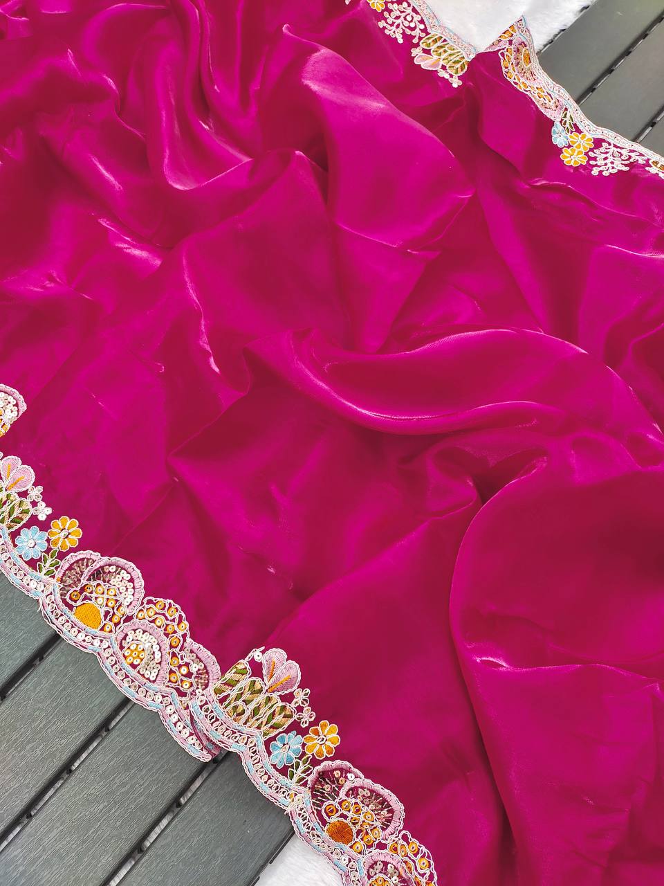 Premium With Heavy Embroidery Saree