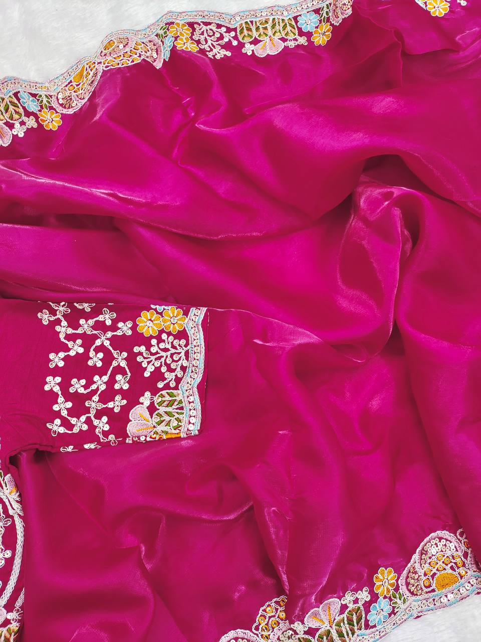 Premium With Heavy Embroidery Saree