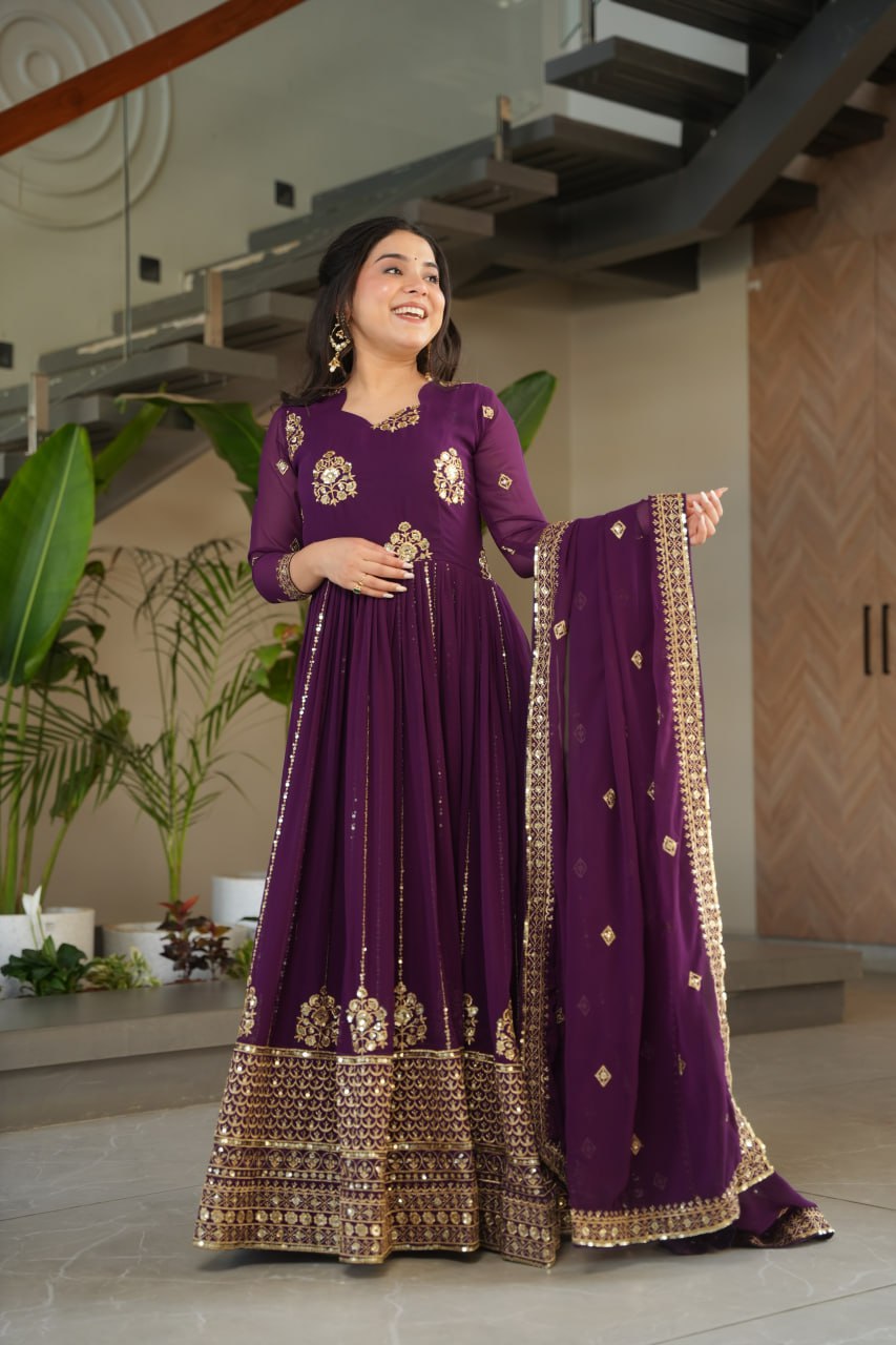 PREMIUM DESIGNER READYMADE GOWN-DUPATTA COLLECTIONS 2025