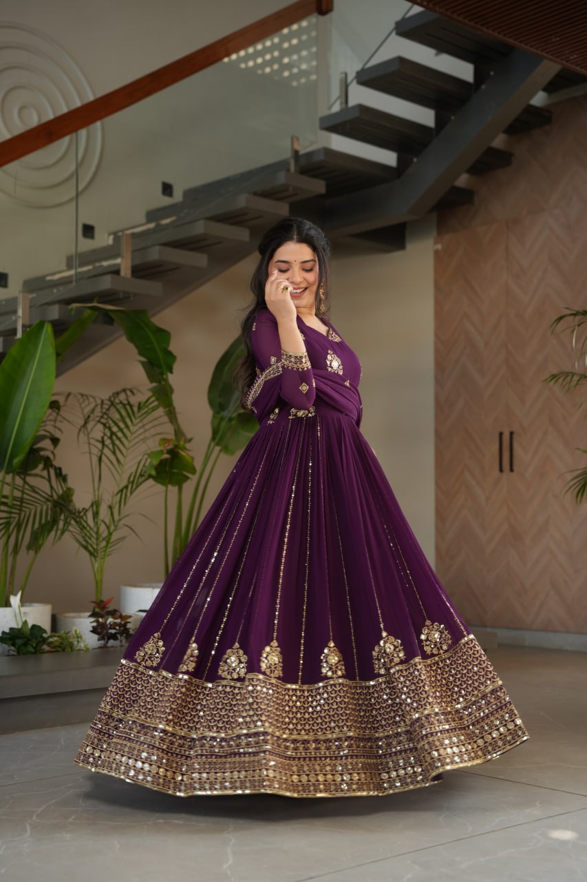 PREMIUM DESIGNER READYMADE GOWN-DUPATTA COLLECTIONS 2025