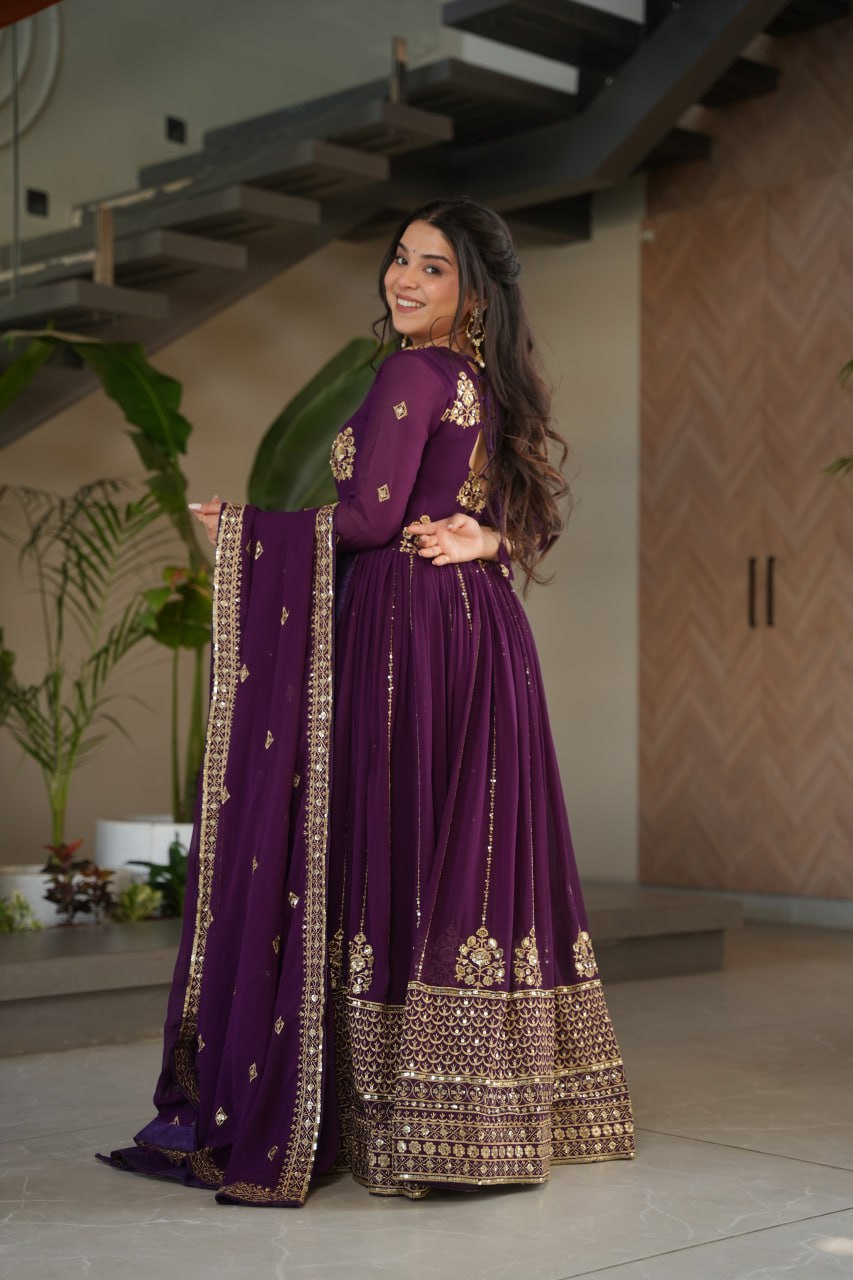 PREMIUM DESIGNER READYMADE GOWN-DUPATTA COLLECTIONS 2025