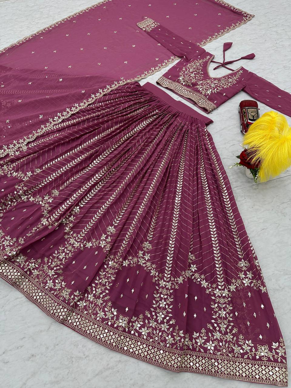 Launching Embroidered Lehenga Choli