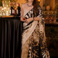 Soft Vichitra Digital Prints Work Saree