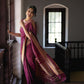 beautiful Zari work in form of traditional motifs Saree