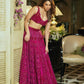 Sehen Sie umwerfend aus in diesem wunderschönen cremefarbenen Lehenga-Set