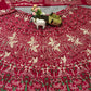 Sehen Sie umwerfend aus in diesem wunderschönen cremefarbenen Lehenga-Set