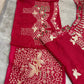 Sehen Sie umwerfend aus in diesem wunderschönen cremefarbenen Lehenga-Set