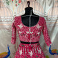 Sehen Sie umwerfend aus in diesem wunderschönen cremefarbenen Lehenga-Set