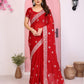 Party Wear Soft  Fendy Chiffon silk Saree