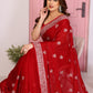 Party Wear Soft  Fendy Chiffon silk Saree