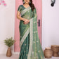 Party Wear Soft  Fendy Chiffon silk Saree
