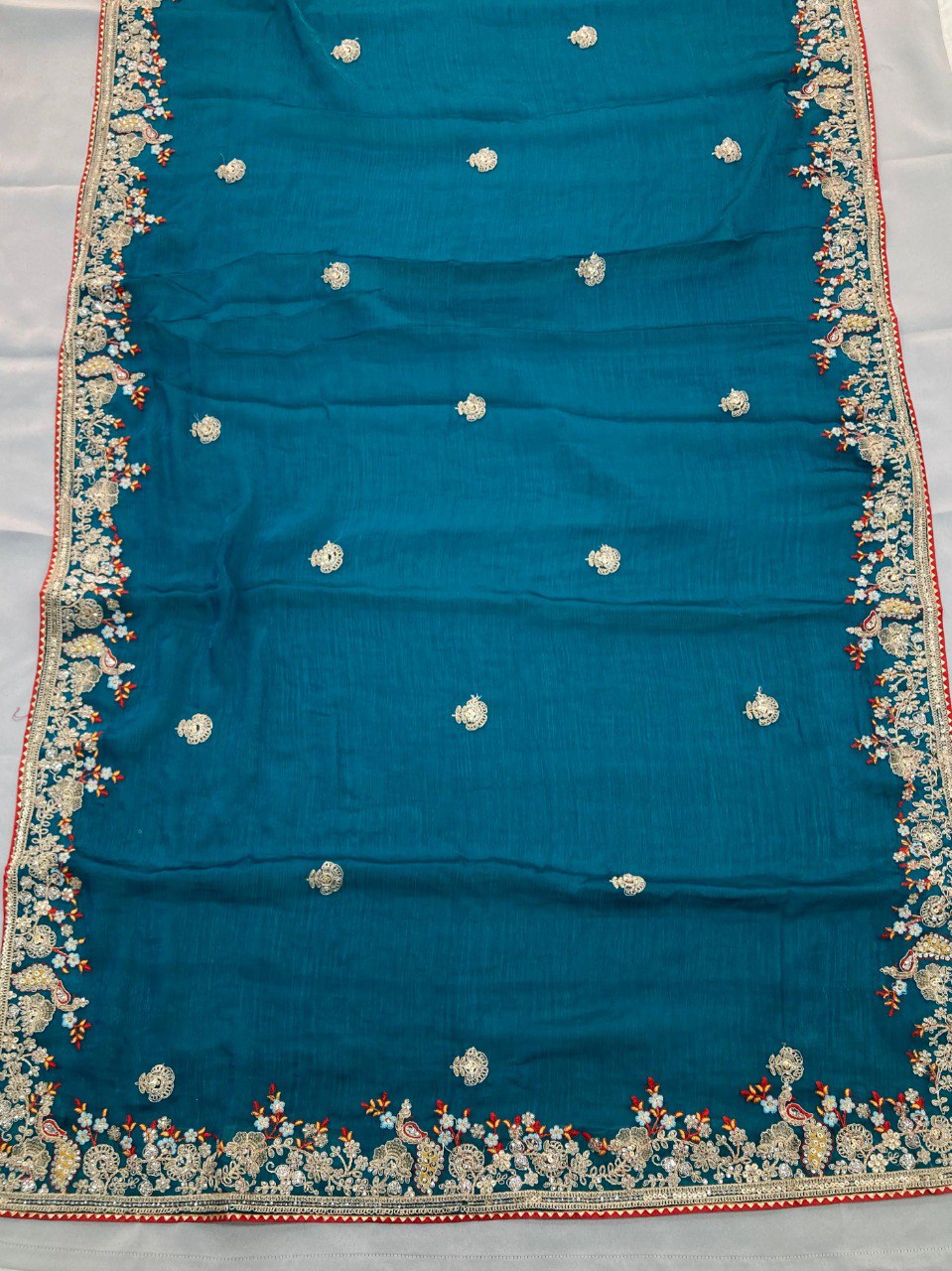 Party Wear Soft Fendy Chiffon silk Saree