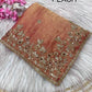 Heavy soft fandy chiffon silk fabric Saree